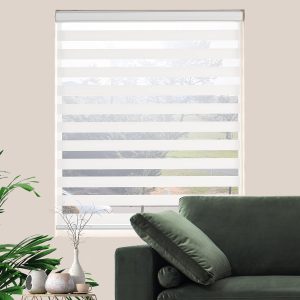 Zebra roller shades, semi-sheer curtains, suitable for the living room's double-layer roll-up curtains