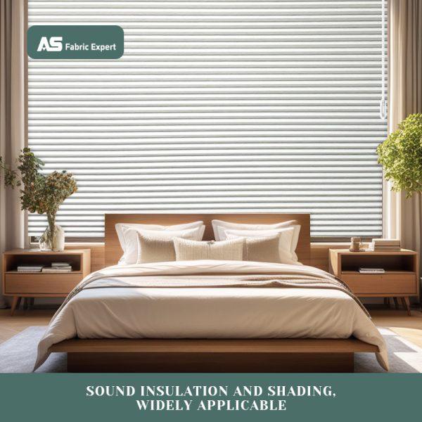 Corded honeycomb blinds, 100% blackout honeycomb shades, easy to install at home or in the office